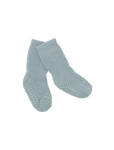warm, cotton, non-slip socks dusty blue