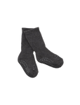 warm, cotton, non-slip socks dark grey