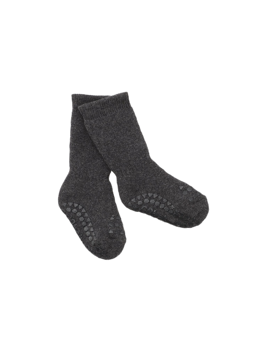 calzini caldi, in cotone, antiscivolo dark grey