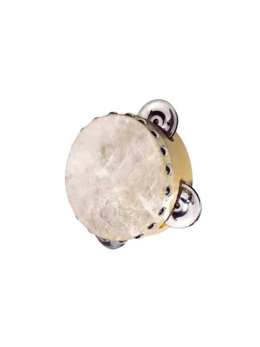 a small wooden tambourine