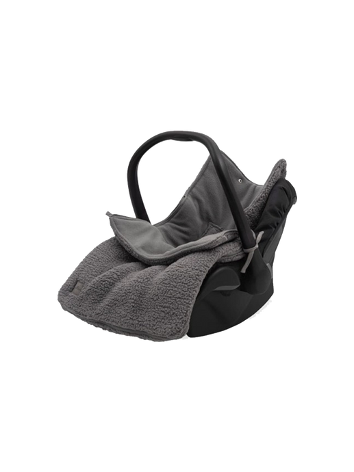 a sleeping bag for a seat and a pram storm grey