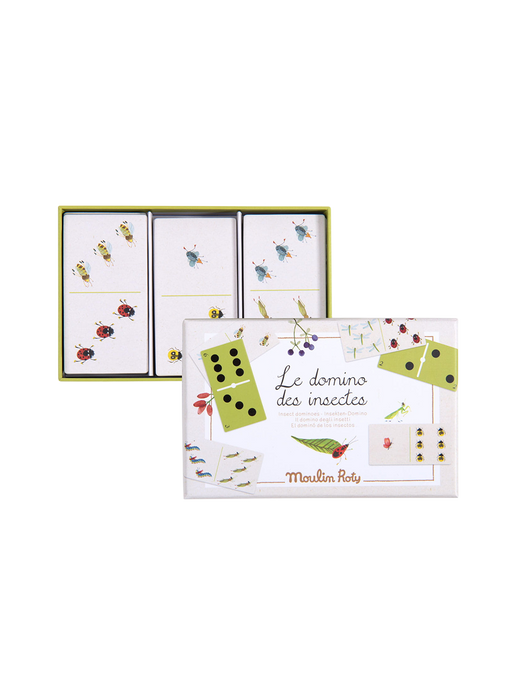 two-sided dominoes Insects Le Jardin