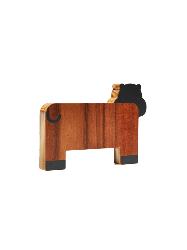 wooden figurine hipopotam
