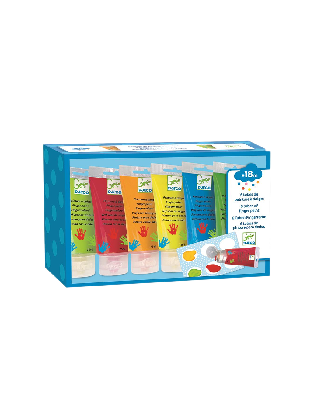 set of finger paints