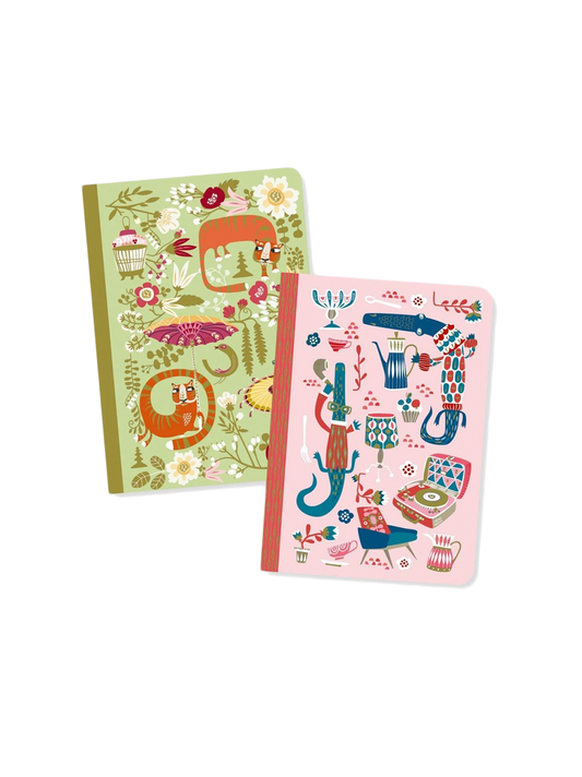 set of 2 mini notebooks
