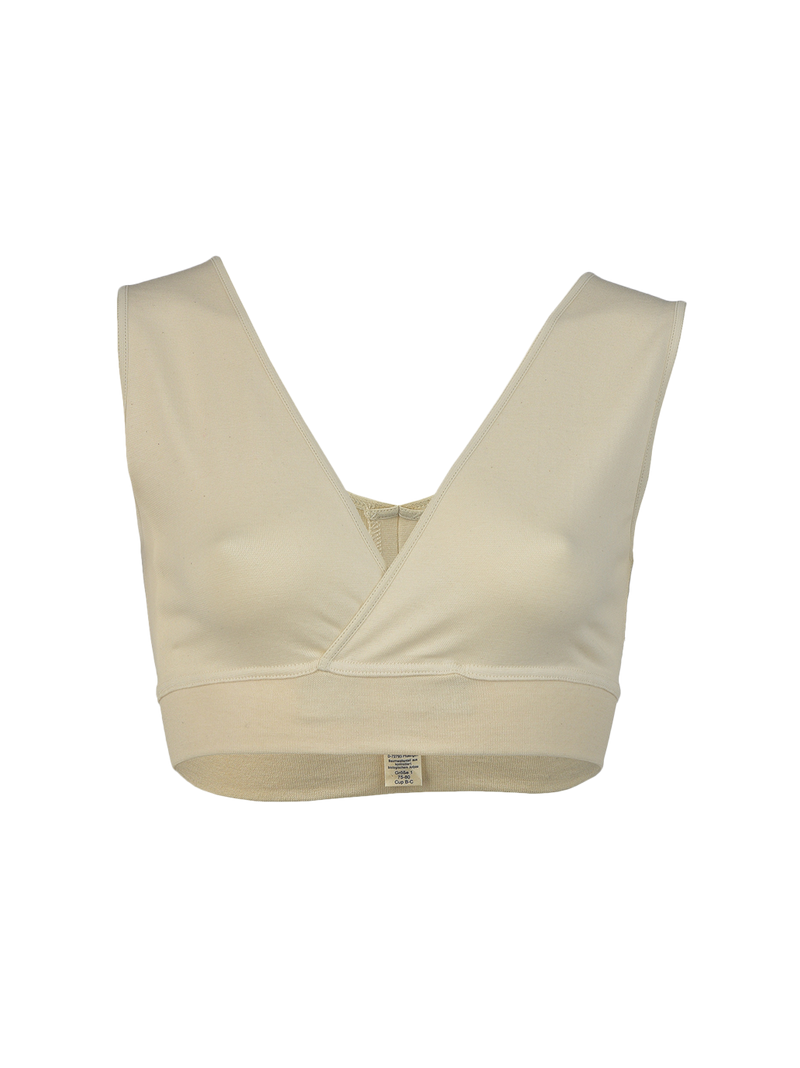comfortable nursing bra made of certified cotton