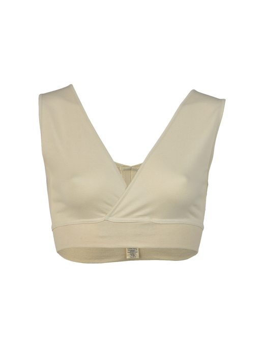 comfortable nursing bra made of certified cotton natural