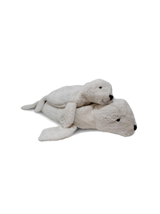 Animal de peluche Bolsa de agua caliente grande y tierna. white seal