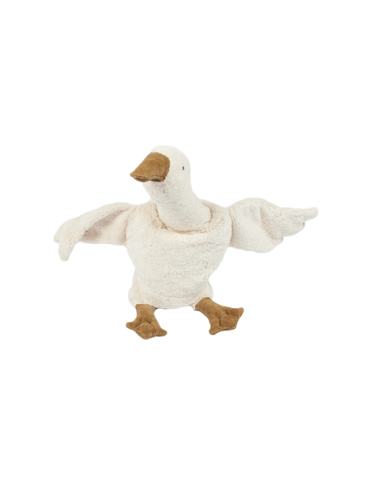 Cuddly Animal Borsa dell'acqua calda grande e coccolosa white goose