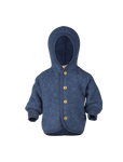 Merino wool jacket blau