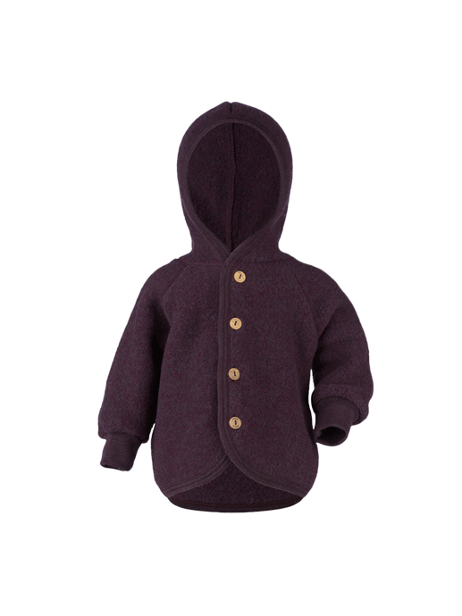 Merino wool jacket lila