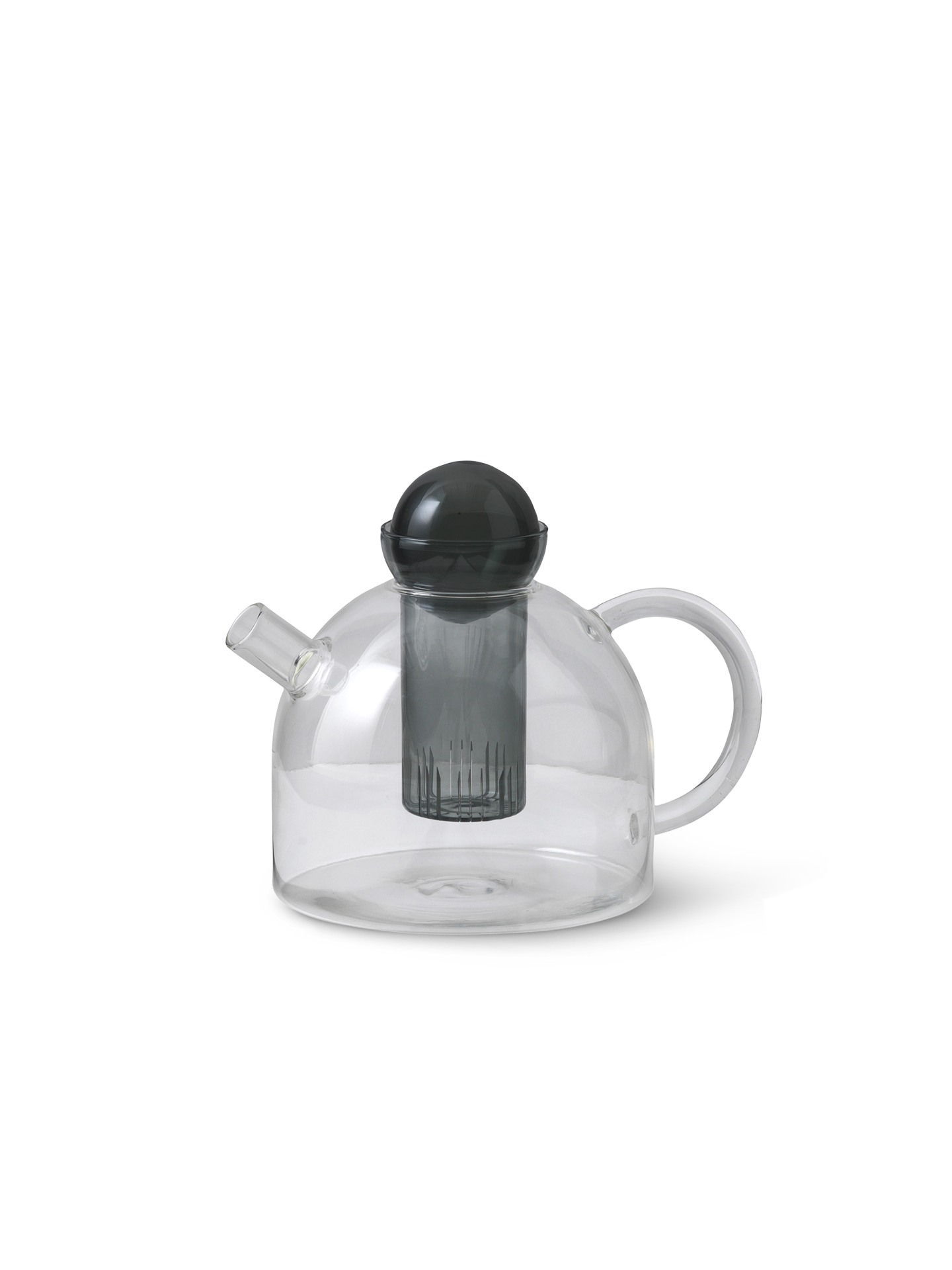 Hervidor de vidrio con colador para té suelto Still Teapot