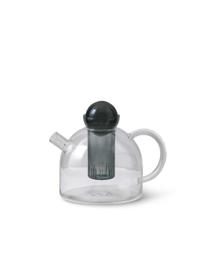 Hervidor de vidrio con colador para té suelto Still Teapot