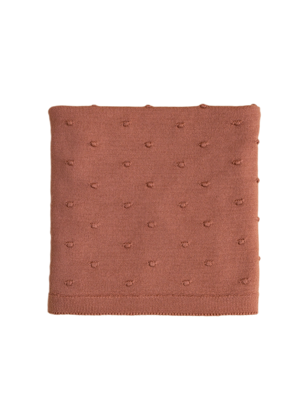 Merino Bonnie blanket brick