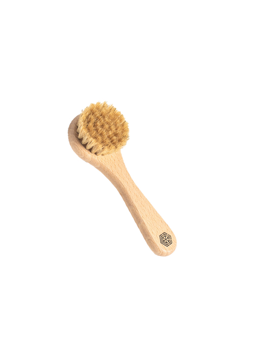 facial massage and peeling brush bristles