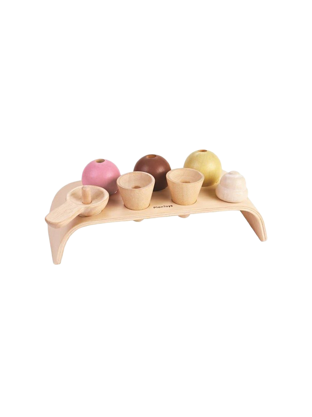 wooden Ice Cream set