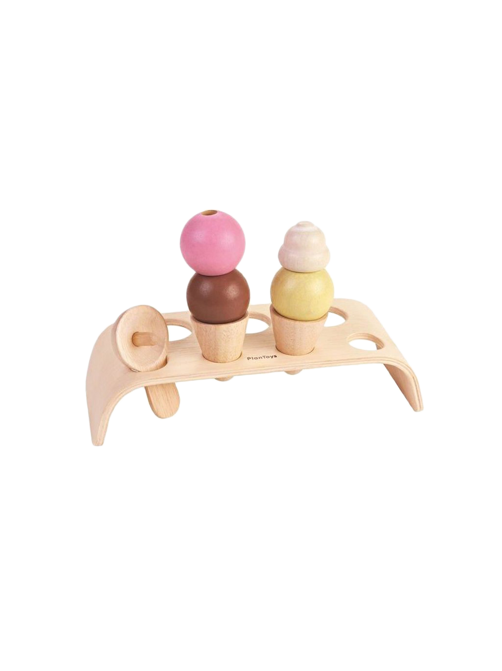 wooden Ice Cream set