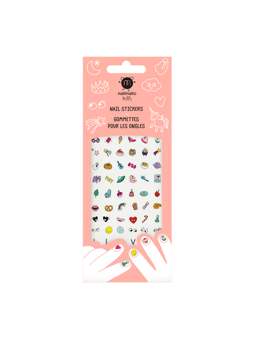 set of nail stickers for kids magic