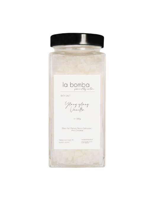 sea salt for bathing ylang ylang vanilla