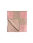 Coperta scozzese in cotone vichy blush mint