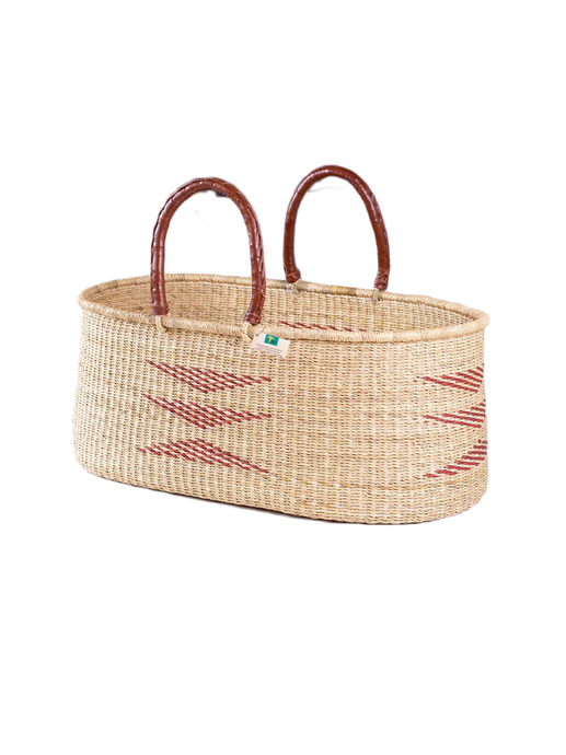 hand-woven Nap & Pack Basket shea
