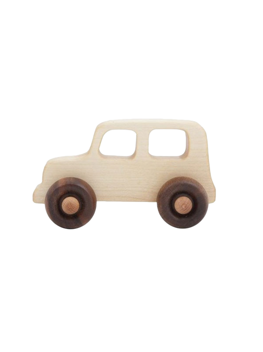 wooden toy car off road