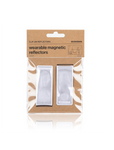 Magnetic Reflective Clips Clip-on Reflectors white