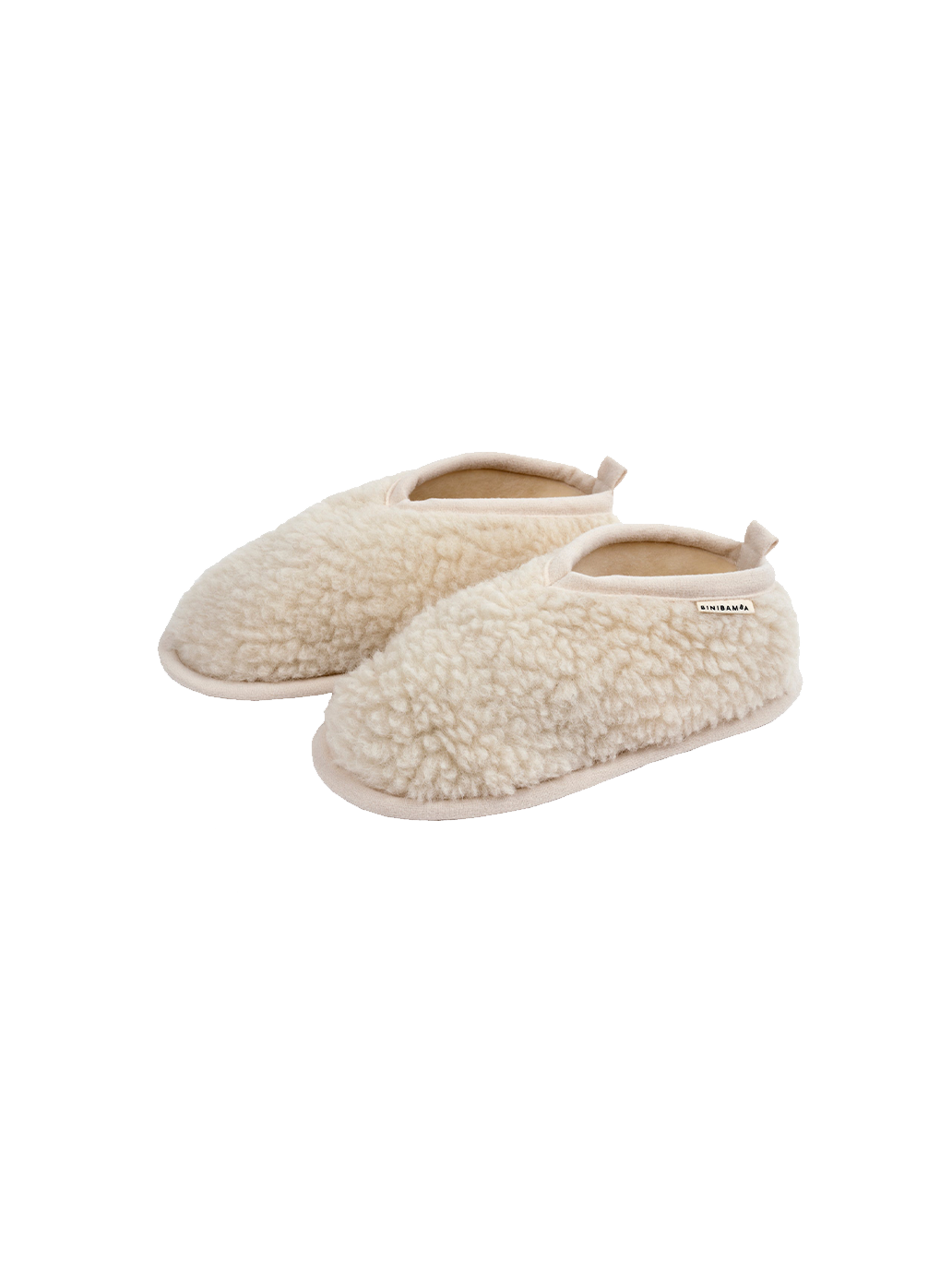 Merino wool slippers for adults