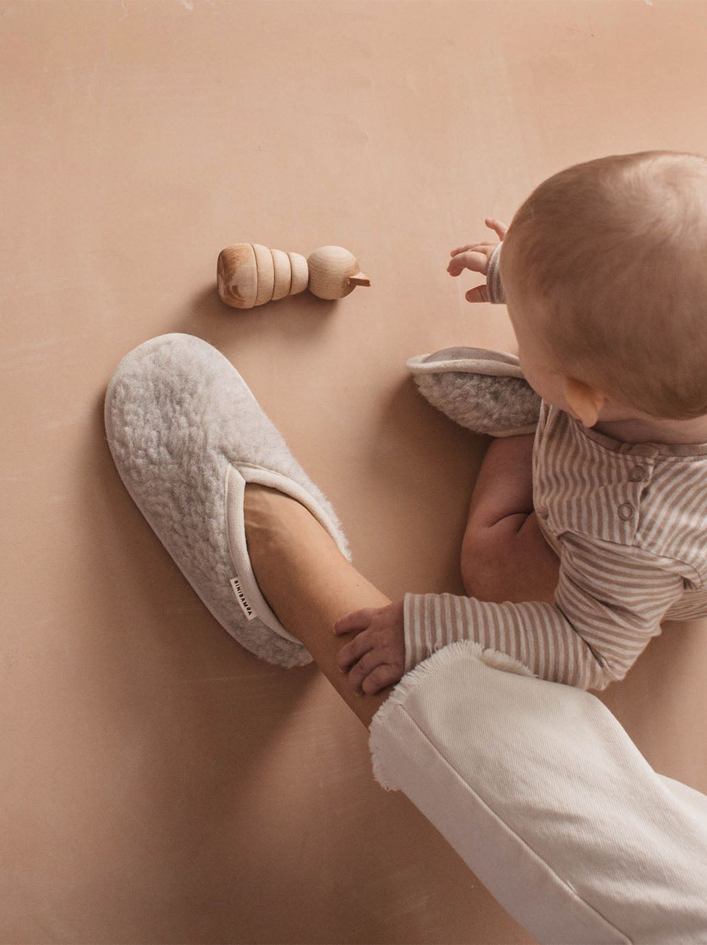 pantuflas de lana merino