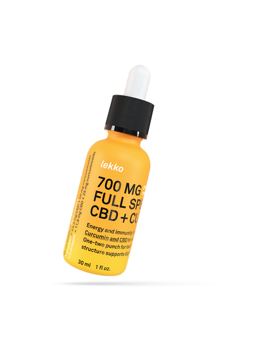 CBD oil for immunity with turmeric 700mg + curcumin