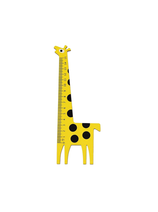 wooden ruler giraffe