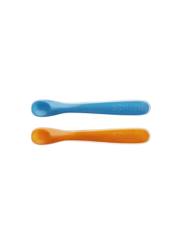 primera cuchara del bebé 4m+ oop’s! orange/bouncing blue