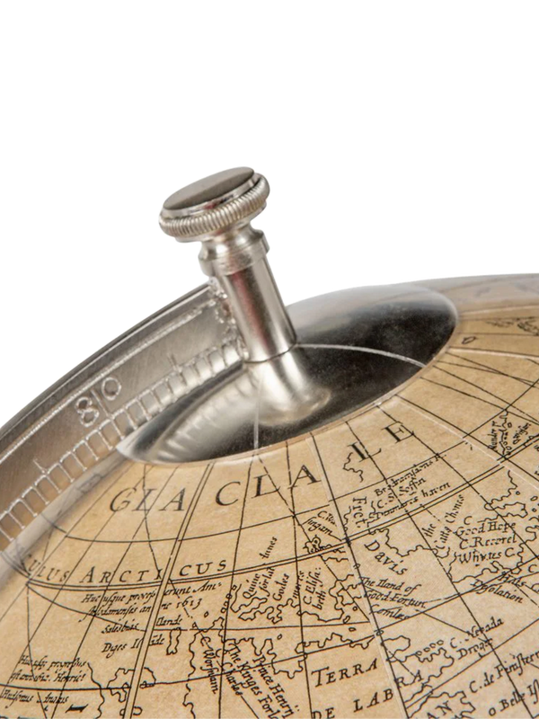 vintage globe hondius 1600s
