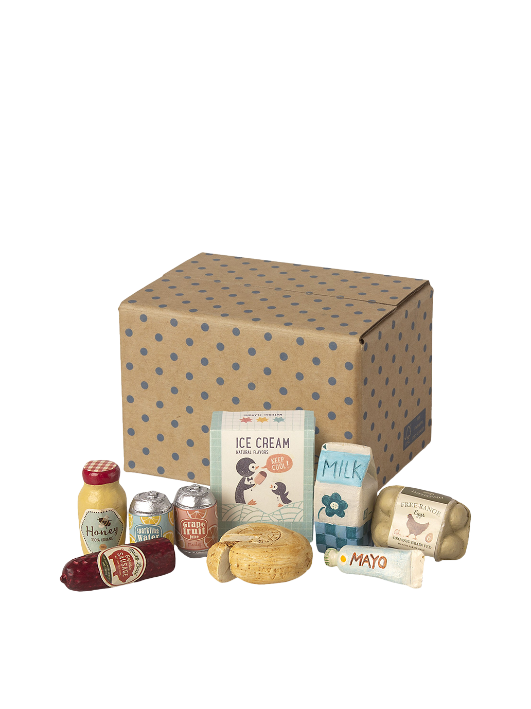 Grocery Box miniature food set