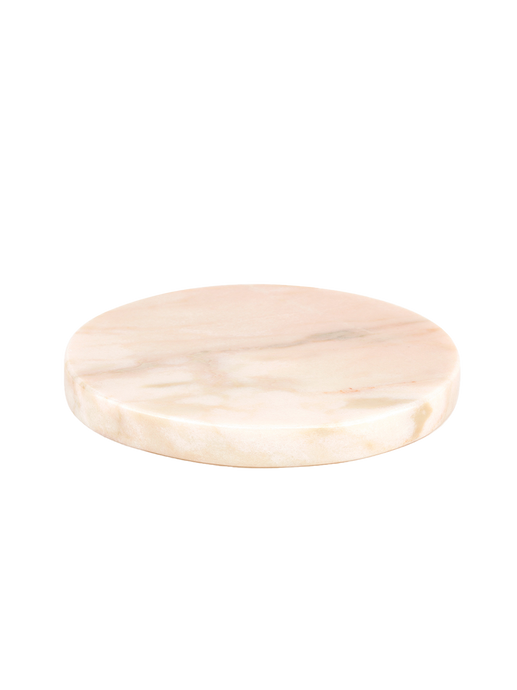 round marble base pink rosa
