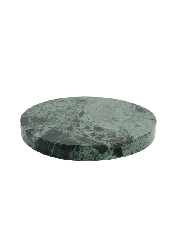 round marble base verde guatemala