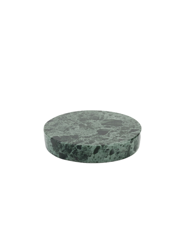 round marble base verde guatemala