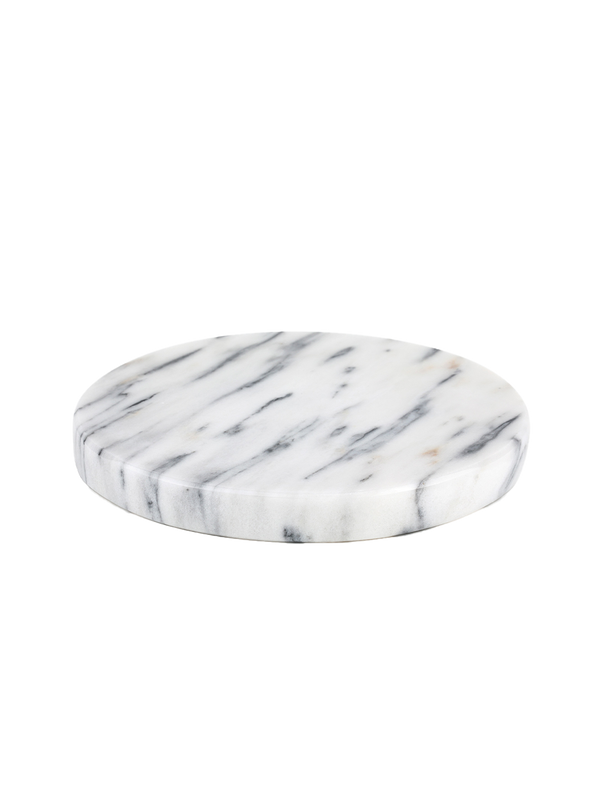 round marble base white tiger