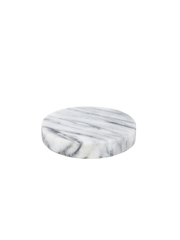 base redonda de mármol white tiger