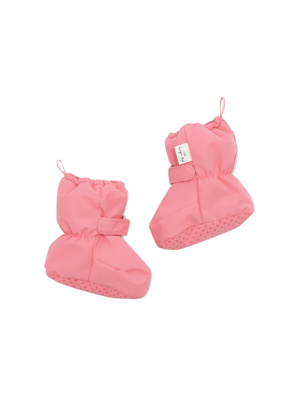 soft insulated baby shoes Nohr strawberry pink