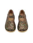 Leather shoes with glitter multi glitter