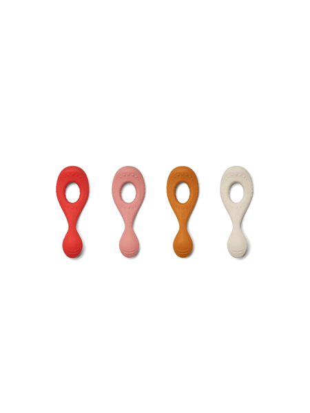 4-pack of silicone spoons for expanding the Liva diet