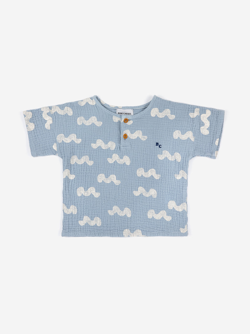 Camicia da neonato in mussola