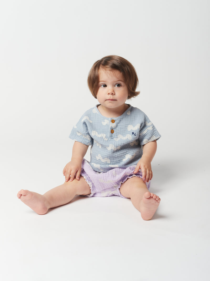 Camicia da neonato in mussola