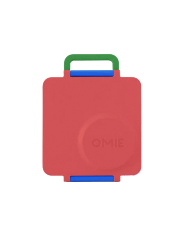Fiambrera OmieBox con termo y compartimentos scooter red