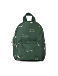 Small backpack for kids skate garden green