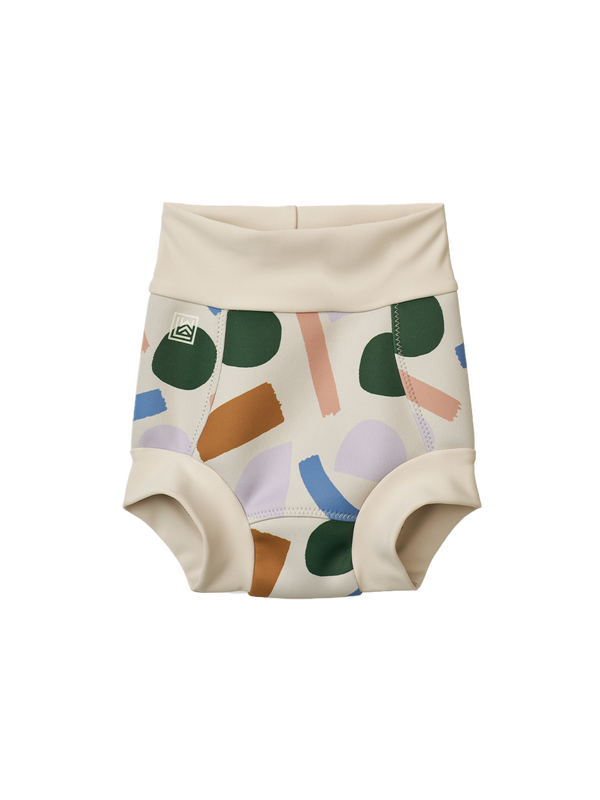 Pantalones de baño de pañales  paint stroke sandy