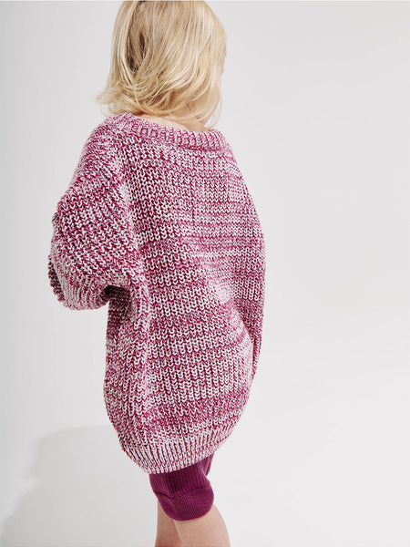 Organic cotton oversize knit