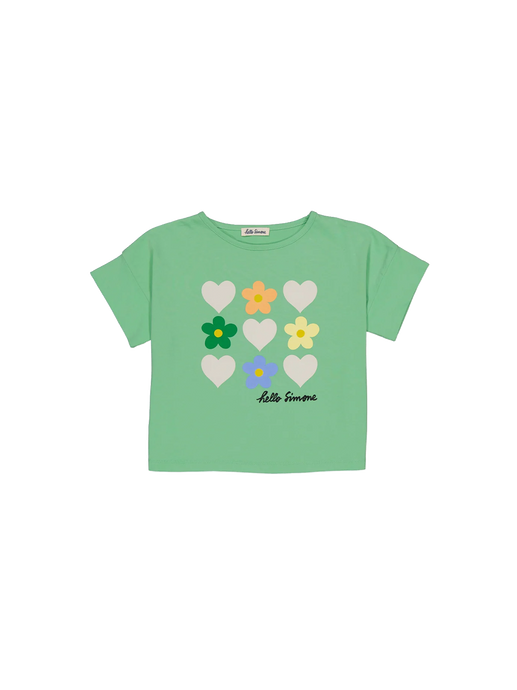 Crop t-shirt green lover