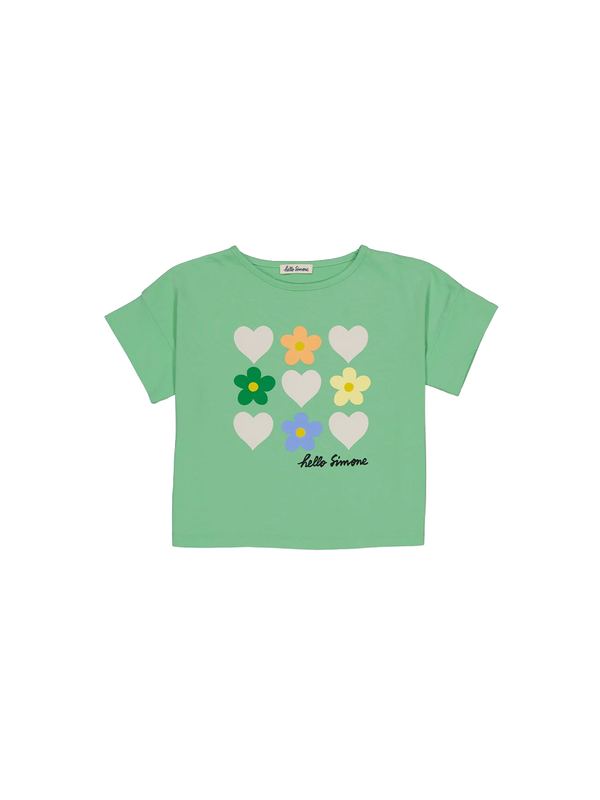 Crop t-shirt green lover